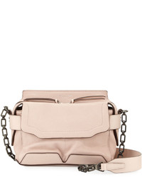 Rag & Bone Pilot Micro Leather Satchel Bag Pink