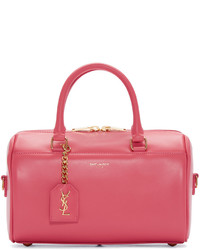 Saint Laurent Pink Leather Baby Duffle Bag