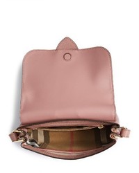 Burberry Small Medley Leather Shoulder Bag Pink