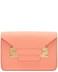 Sophie Hulme Ssense Pink Mini Milner Envelope Bag