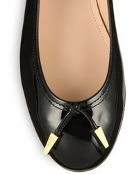 Tod's Patent Leather Ballet Flats