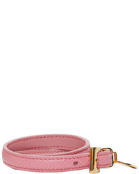 Prada Pink Double Wrap Bracelet