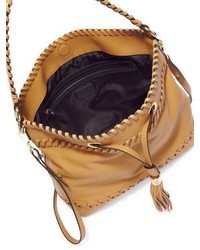 Milly Astor Whipstitch Leather Bucket Bag
