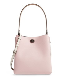 Coach Charlie Colorblock Leather Bucket Bag