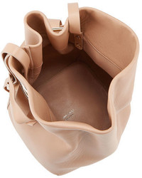 Jimmy Choo Eve Ballet Pink Nappa Leather Bucket Bag
