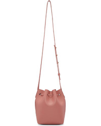 Mansur Gavriel Pink Leather Mini Mini Bucket Bag