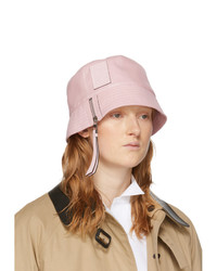 Loewe Pink Leather Bucket Hat