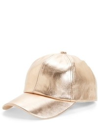 Pink Leather Cap