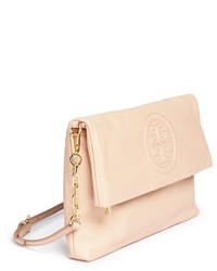 Leather crossbody bag Tory Burch Pink in Leather - 26150609