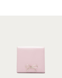 Bally Bow Bag S Dusty Pink Patent Leather Clutch Bag