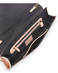 Neiman Marcus Cheyenne Envelope Clutch Bag Blush