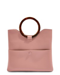 Topshop Cookie Faux Leather Clutch