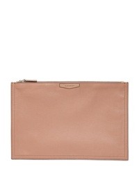 Givenchy Grained Leather Large Pouch