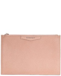 Givenchy Medium Metallic Leather Pouch