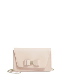 Ted Baker London Keeiira Bow Leather Evening Bag
