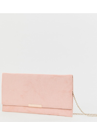 Accessorize Kelly Pale Pink Clutch Bag