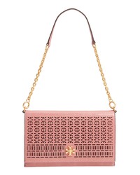 Tory Burch Kira Perforated Leather Clutch