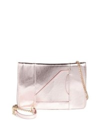 Leith Metallic Faux Leather Clutch