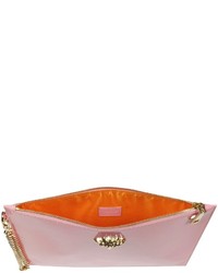 Versace Palazzo Pink Patent Leather Pouch