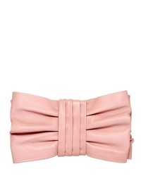 RED Valentino Bow Nappa Leather Clutch