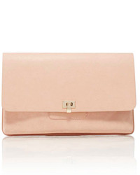 The Limited Suede Faux Leather Clutch