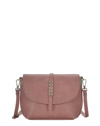 ANTIK KRAFT Arrow Faux Leather Crossbody Bag