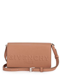 Givenchy Debossed Leather Crossbody Bag Light Pink