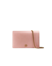 Gucci Gg Marmont Leather Mini Chain Bag