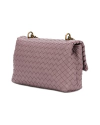 Bottega Veneta Glicine Intrecciato Nappa Baby Olimpia Bag