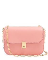 Valentino Link Chain Leather Cross Body Bag