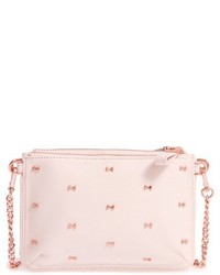 Ted Baker London Micro Bow Leather Crossbody Bag