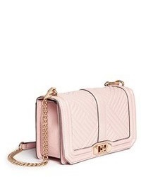 Rebecca Minkoff Love Chevron Quilted Patent Leather Crossbody Bag