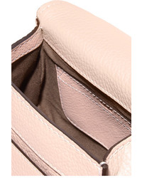 Chloé Marcie Mini Textured Leather Shoulder Bag Blush