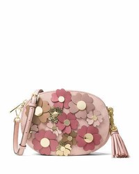 MICHAEL Michael Kors Michl Michl Kors Ginny Medium Floral Messenger Bag Pink