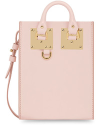 Sophie Hulme Nano Albion Leather Crossbody Bag Blossom Pink