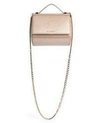 Givenchy Pandora Box Metallic Leather Chain Crossbody Bag