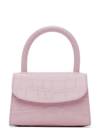 By Far Pink Croc Mini Bag