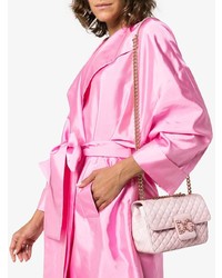 Dolce & Gabbana Pink Dg Millennial Leather Shoulder Bag