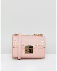 London Rebel Pink Pearl Acrros Body Bag