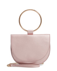 Trouve Reese Faux Leather Ring Crossbody Bag