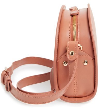 Aline leather crossbody bag Hermès Pink in Leather - 15583309