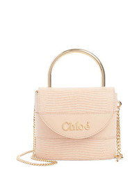 Chloé Small Aby Lock Leather Shoulder Bag
