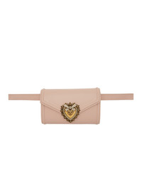 Dolce And Gabbana Pink Devotion Belt Bag