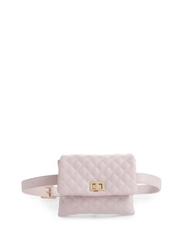 Mali + Lili Quilted Vegan Leather Belt Bag