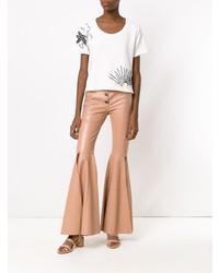 Andrea Bogosian Panelled Leather Trousers