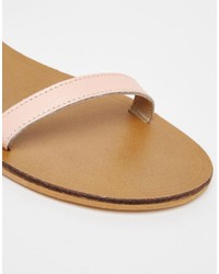 Asos Collection Finlay Leather Flat Sandals