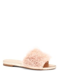 Loeffler Randall Domino Genuine Shearling Slide Sandal