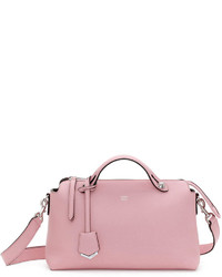 Fendi By The Way Small Leather Satchel Bag Pink