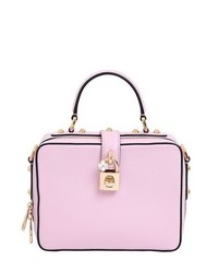 Dolce & Gabbana Rosaria Grained Leather Top Handle Bag