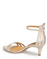 Kay Unger Basque Strappy Leather Sandal